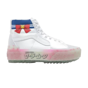 Vans Sailor Moon x Sk8-Hi Stacked 'Pretty Guardian - Argent 'Baskets Blanc/Argent VN0A4BTWSLV