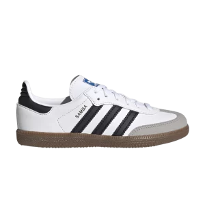 Baskets adidas Samba OG J 'White Black Gum' Nuage blanc/Couleur noire/Bubblegum GZ8346