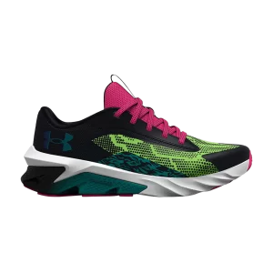 Under Armour Scramjet 4 Wild GS 'Black Quirky Lime' Baskets Noir/Fancy Lime 3024994 001
