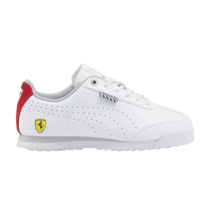 Baskets Puma Scuderia Ferrari x Roma Jr 'White Rosso Corsa' Blanc/Racing Rouge 307128 02