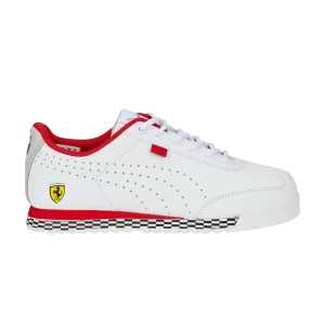 Baskets Puma Scuderia Ferrari x Roma Via Perf Jr 'White Red' Blanc/Blanc 307260 04