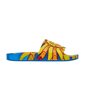 Claquettes adidas Sean Wotherspoon x Hot Wheels x Adilette Oiseau bleu/Or audacieux/Noir GX9756