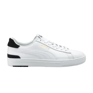 Puma Serve Pro 'White Black' Baskets Blanc/Blanc/Or Team/Noir 380188 02