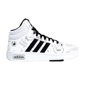adidas Sesame Street x Wmns Neo Hoops 3.0 Mid 'Woo Hoo!' Nuage blanc/nuage blanc/couleur noire HQ9813