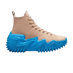 Converse Shai Gilgeous-Alexander x Run Star Motion Platform High 'Chase the Drip' Baskets Organique Beige/Kaki/Bleu d'Italie A03879C