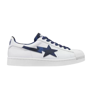Baskets BAPE Skullsta M1 'White Navy' Marine 1J20191007 NVY