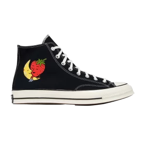 Baskets Converse Sky High Farm Workwear x Chuck 70 High 'Strawberry Moon' Noir/Multi/Aigrette A03145C