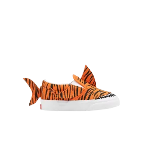 Vans Slip-On V Baskets 'Tiger Shark' pour tout-petits Tigre orange/Blanc véritable VN0A7Q4Z8CF