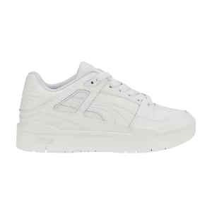 Puma Slipstream Leather Jr 'Triple White' Baskets Blanc/Blanc 387826 02