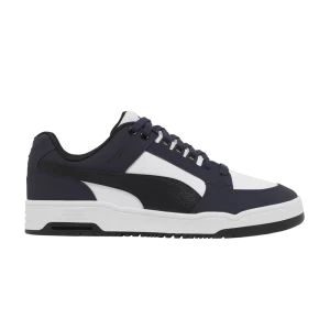 Puma Slipstream Lo 'Block – Baskets blanches Parisian Night' Blanc/Nuit parisienne 385643 01