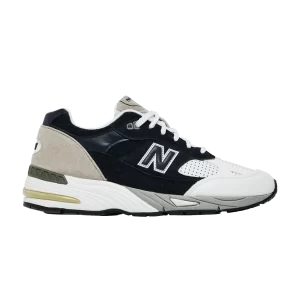 New Balance Sneakersnstuff x 991 Made in England 'Perforated Pack - Marine Blanc 'Marine/Blanc/Gris M991PJ