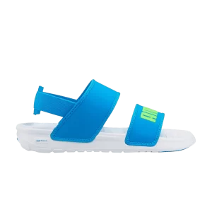 Puma Soft Sandal Jr 'White Ocean Dive' Baskets Blanc/Ocean Dive 375694 04