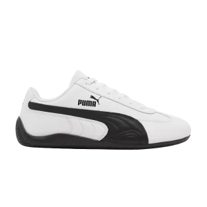 Puma Speedcat Shield Leather 'Blanc Noir' Baskets Blanc/Blanc/Noir 387054 01