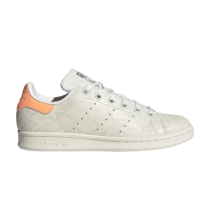 adidas Stan Smith Big Kid 'Snakeskin' Baskets Blanc noyau/Blanc noyau/Beam orange HP9723