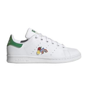 Baskets adidas Stan Smith J 'Fruits & Rainbow Patches' Blanc Nuage/Vert/Pulse Ambre GW8156
