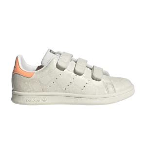 adidas Stan Smith Little Kid 'Snakeskin' Baskets Blanc noyau/Blanc noyau/Beam orange HP9761