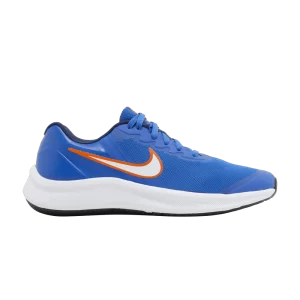 Nike Star Runner 3 GS 'Game Royal' Royal jeu/Bleu marine minuit/Orange sécurité/Blanc DA2776 403