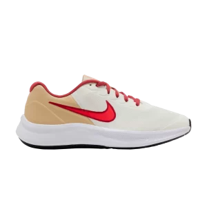Nike Star Runner 3 GS 'Sail Bright Crimson' Voile/Sésame/Cramoisi brillant DA2776 101