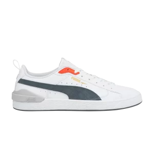 Puma Suede Bloc 'White Dark Slate' Baskets Blanc/Ardoise foncée 380705 04