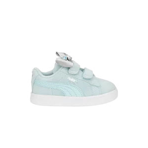Puma Suede Classic 5 Baskets 'Light Flex Bow' pour bébé Aqua clair/Blanc 387808 02