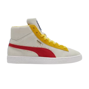 Puma Suede Mid 21 'White Red Lemon' Baskets Blanc/Rouge High Risk/Super Lemon 380205 09