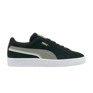 Puma Suede Triplex Jr 'Black Steel Grey' Baskets Noir/Gris acier/Blanc 382685 01