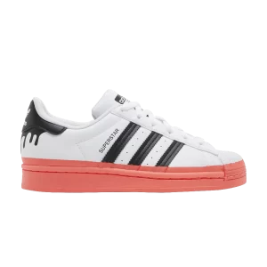adidas Superstar Big Kid 'Paint Drip - Blanc Turbo' Blanc Nuage/Noir/Turbo GY3327