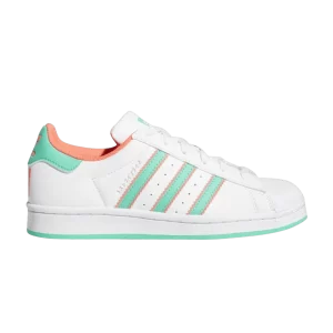 adidas Superstar Big Kid 'Blanc Hi-Res Vert' Blanc Nuage/Hi-Res Vert/Turbo GV6987