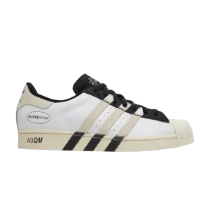 Baskets adidas Superstar 'Extended Stripes' Blanc Nuage/Noir/Blanc Chalky GX6025