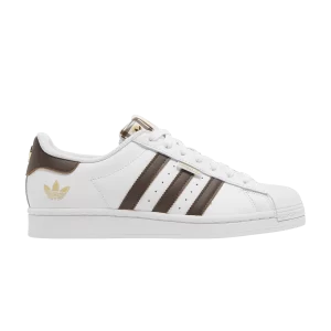 adidas Superstar 'Graphic Pop - Blanc Marron' Blanc Nuage/Marron/Or Métallique HP3253
