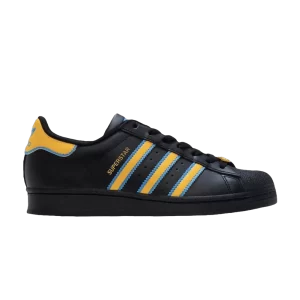 Baskets adidas Superstar J 'Black Gold Blue' Noir/College Gold/Pulse Bleu GW2078