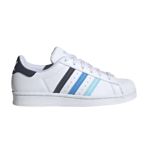 adidas Superstar J 'White Bliss Blue' Baskets Blanc Nuage/Bliss Bleu/Bleu Pulse GY9327