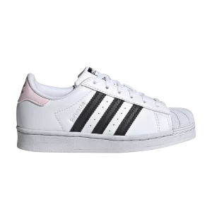 Baskets adidas Superstar J 'White Clear Pink' Blanc Nuage/Noir/Rose Pur GY9318