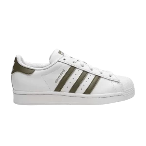 adidas Superstar J 'White Focus Olive' Baskets Blanc Nuage/Olive en Focus/Blanc Nuage GV6623