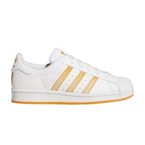 adidas Superstar J 'White Orange Rush' Baskets Blanc Nuage/Orange Peak/Orange Acide HP5404