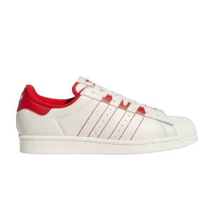 Baskets adidas Superstar 'White Vivid Red' Blanc Nuage/Rouge Vif/Blanc Nuage GZ4744