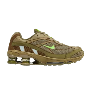 Nike Supreme x Shox Ride 2 'Neutral Olive' Olive neutre/Vert électrique/Pilgrim DN1615 200