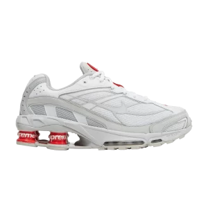 Nike Supreme x Shox Ride 2 'Blanc' Blanc/Gris Brume/Platine Plat DN1615 100