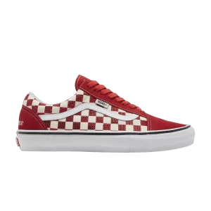 Vans Supreme x Swarovski x Skate Old Skool 'Rouge' Baskets Rouge VN0A5KRXRED