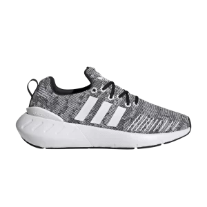 adidas Swift Run 22 J 'White Black' Nuage blanc/Couleur noir/Nuage blanc GZ1554