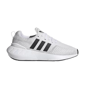 adidas Swift Run 22 J 'White Grey' Nuage blanc/Couleur noir/Gris un GW8179