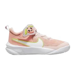 Nike Team Hustle D 10 Lil PS 'Peach' Baskets Atmosphère/Crimson Bliss/Vert atomique/Blanc DM4324 600