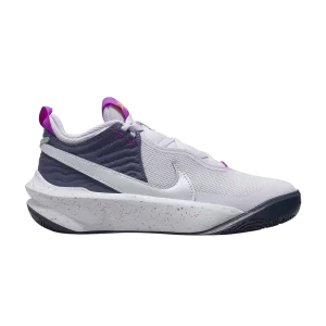 Nike Team Hustle D10 SE GS 'Barely Grape' À peine raisin/Bleu tonnerre/Violet vif/Argent métallique DQ8375 500