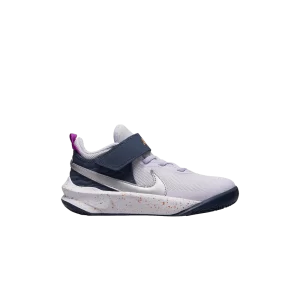Nike Team Hustle D10 SE PS 'Barely Grape Speckled' À peine raisin/Bleu tonnerre/Violet vif/Argent métallique DQ8376 500
