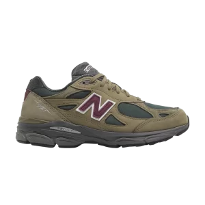 Baskets New Balance Teddy Santis x 990v3 Made in USA 'Green Purple 'Vert/Violet M990GP3