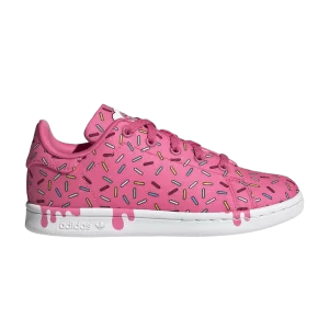 Baskets adidas The Simpsons x Stan Smith J 'Donut Sprinkles' Rose semi-ensoleillé/Blanc nuage/Rose semi-ensoleillé GW8162