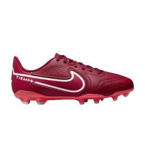 Nike Tiempo Legend 9 Club MG GS 'Team Red Mystic Hibiscus' Team Rouge/Mystic Hibiscus/Bright Crimson/Mystic Hibiscus DA1331 616