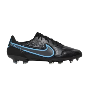 Nike Tiempo Legend 9 Elite FG 'Black Blue Hero' Noir/Gris fer/Noir CZ8482 004