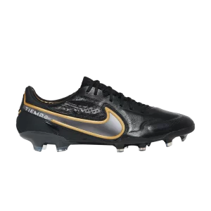 Nike Tiempo Legend 9 Elite FG 'Black Metallic Gold' Noir/Anthracite/Or métallisé/Gris foncé métallisé CZ8482 007