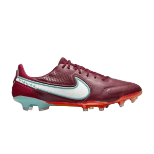 Nike Tiempo Legend 9 Elite FG 'Team Red Mystic Hibiscus' Rouge équipe/Hibiscus mystique/Cramoisi brillant/Blanc CZ8482 617